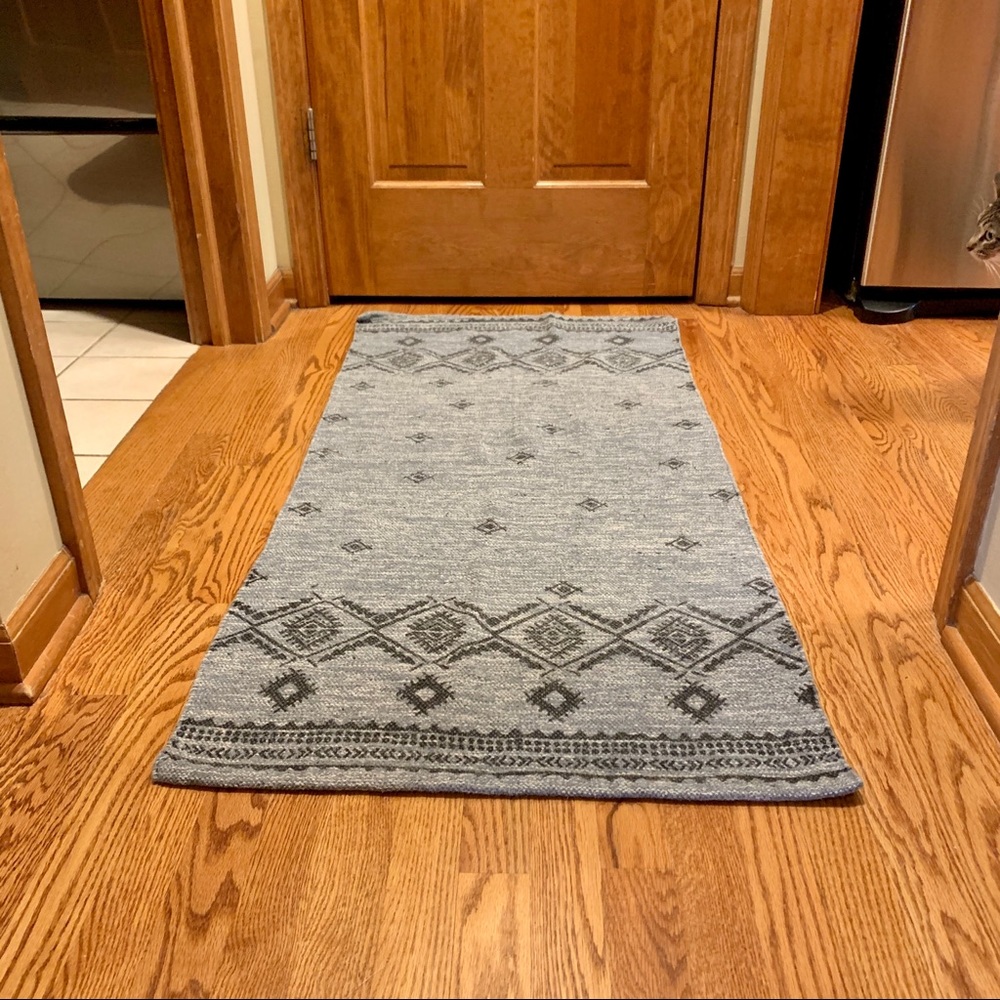 Blue Boho Rug - Picture 4 of 4